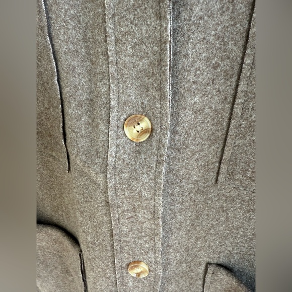 Banana Republic 4 Pocket Brown Shacket Jacket size large - Picture 4 of 12